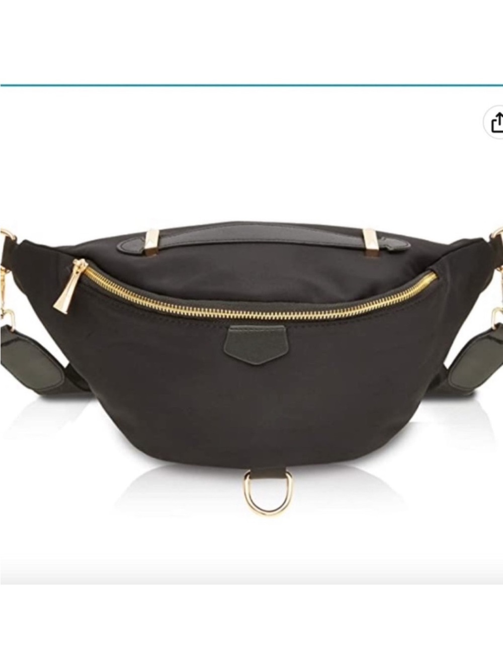 Boutique | Bag | Belt Bag with Gold Hardware